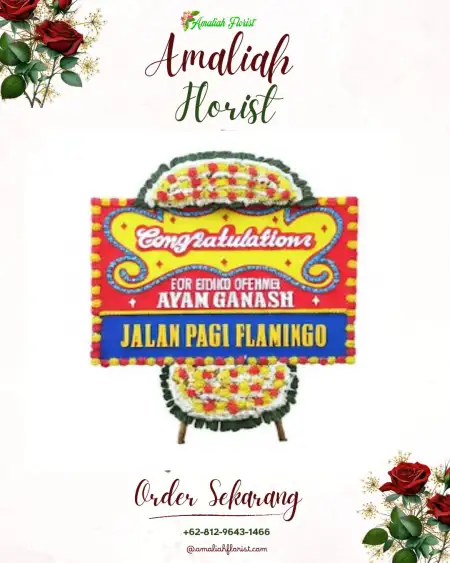 Sewa Papan Bunga Malaka Jaya